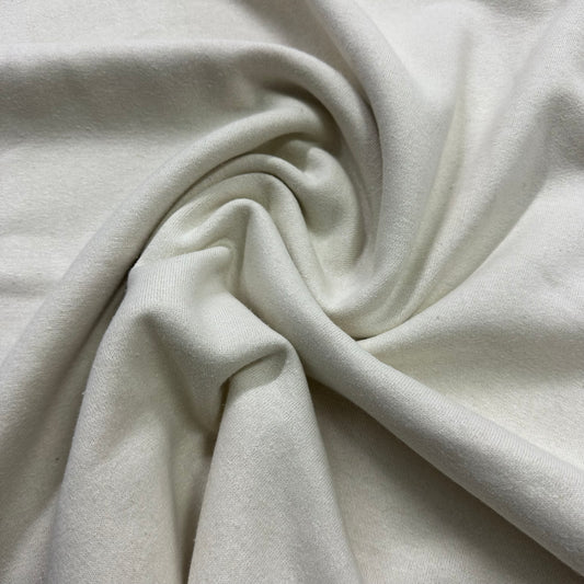 Natural Hemp Cotton Fleece Fabric - 370 GSM