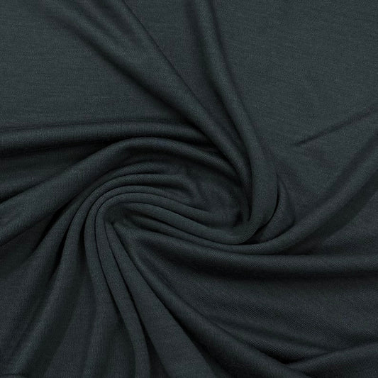 Nickel Merino Wool Blend Interlock Fabric