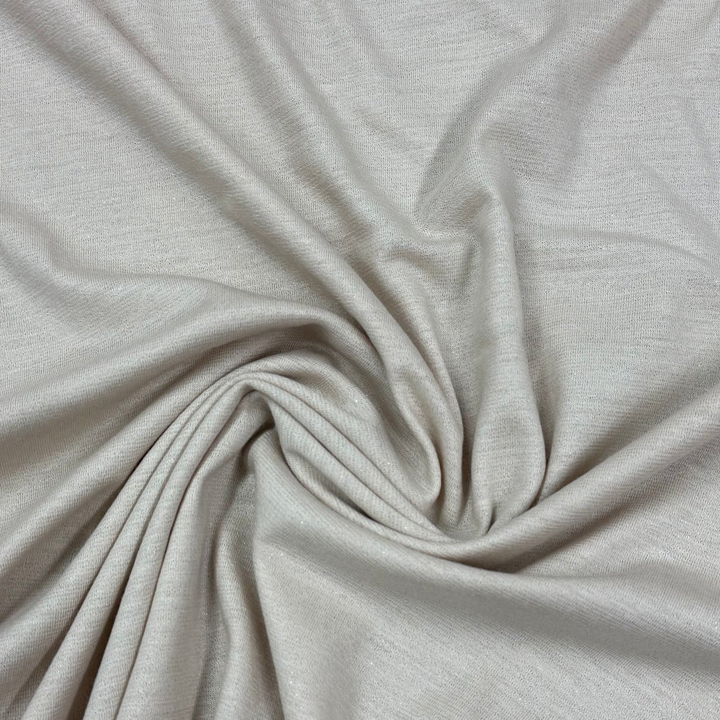 Natural Sparkle Merino Wool Jersey Blend Fabric