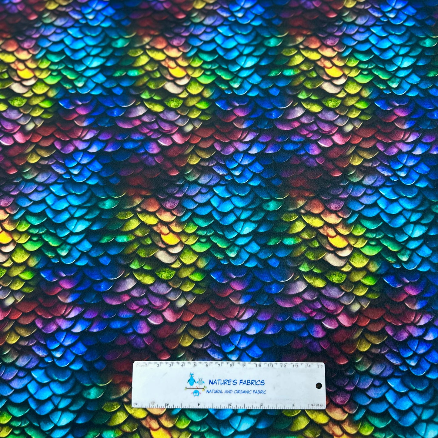 Metallic Scales 1 mil PUL Fabric - Made in the USA