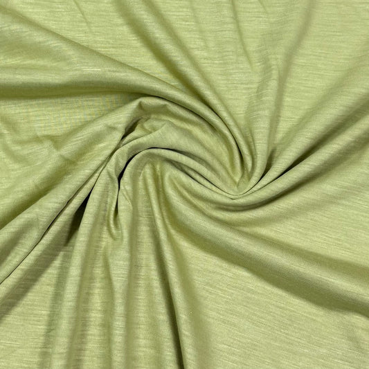 Citron Wool Blend Jersey