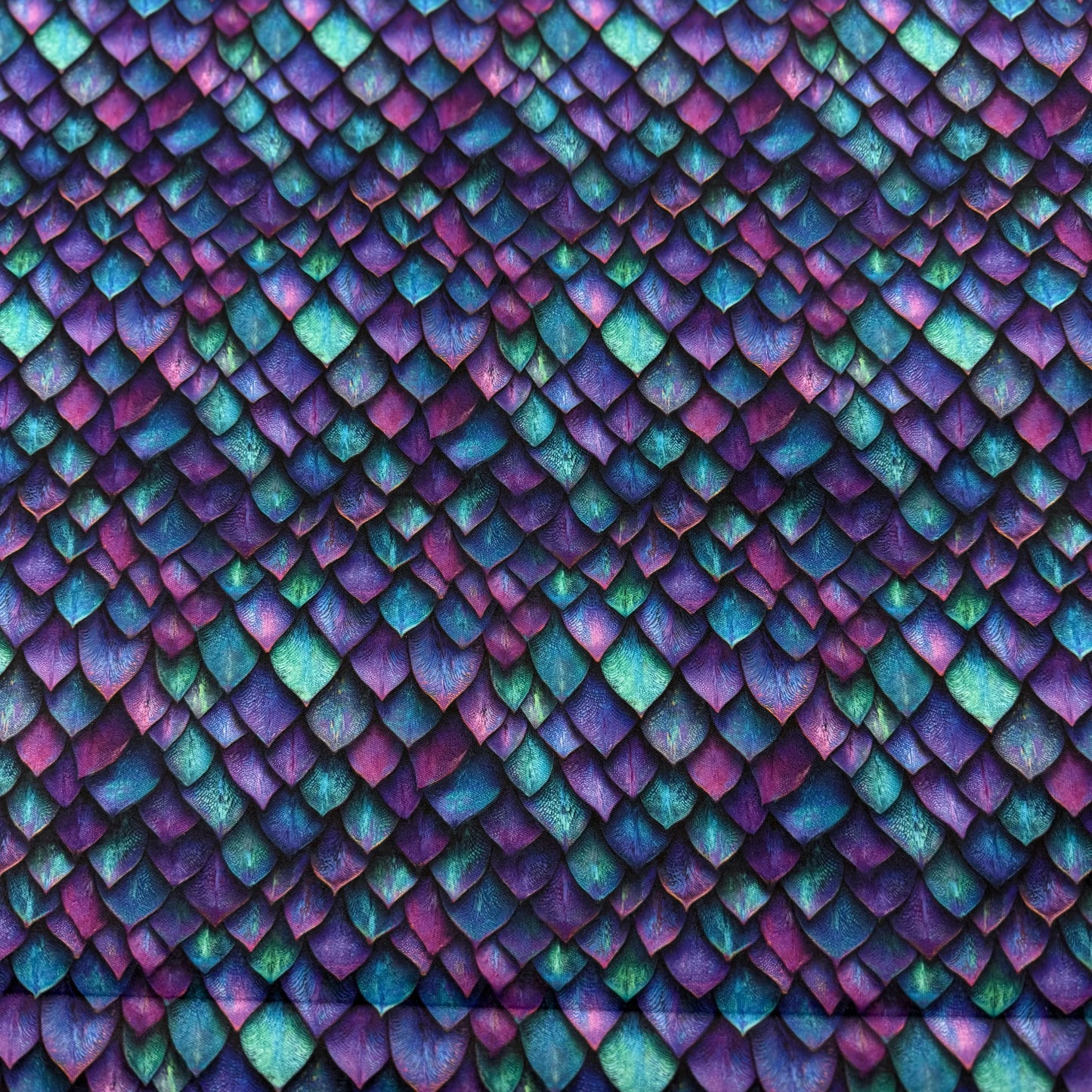 Purple Metal Scales 1 mil PUL Fabric - Made in the USA