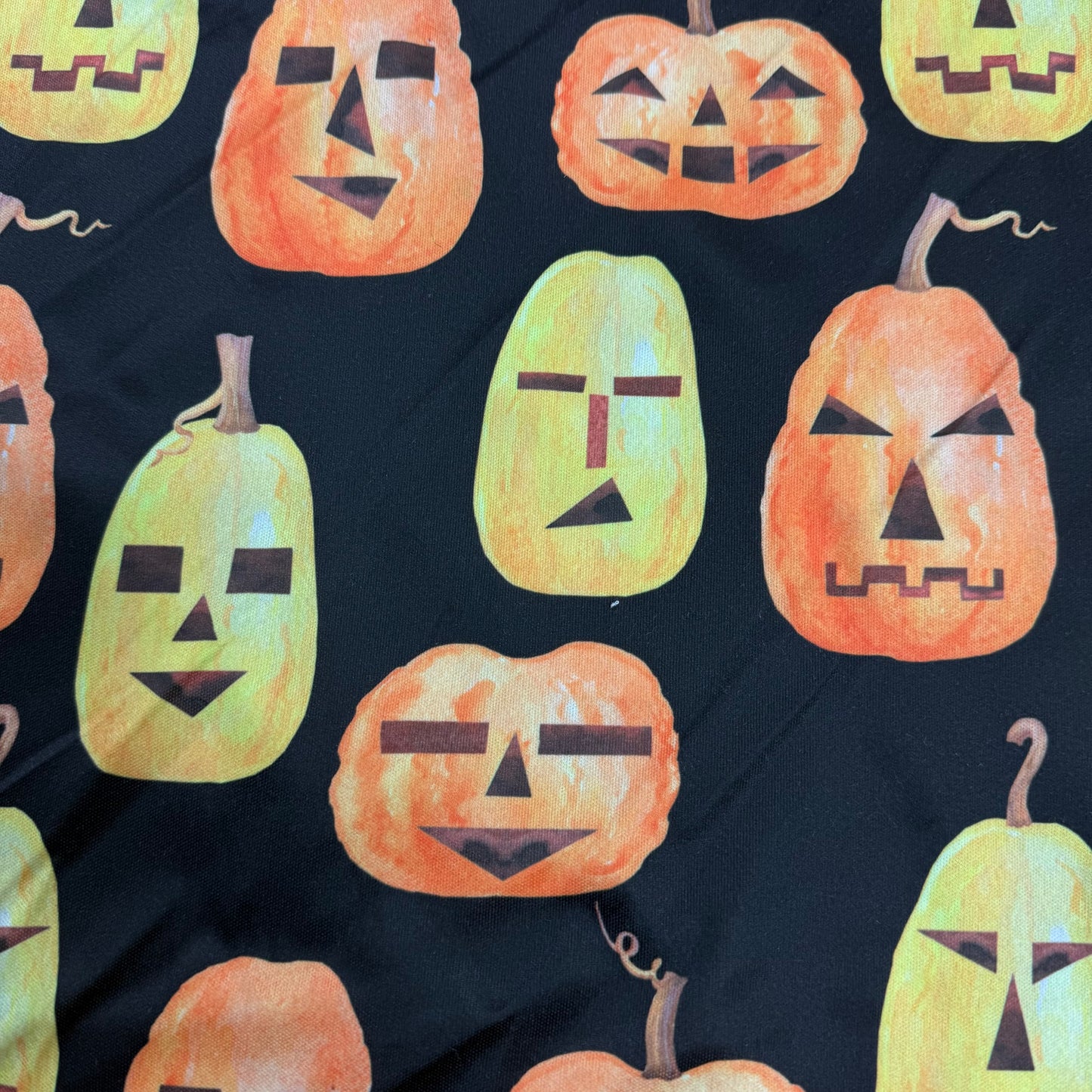 Pumpkin Toss on 1 mil PUL Fabric - Made in China- Seconds