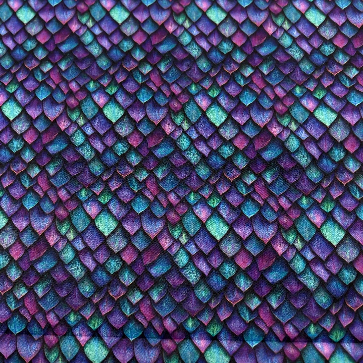 Purple Metal Scales 1 mil PUL Fabric - Made in the USA