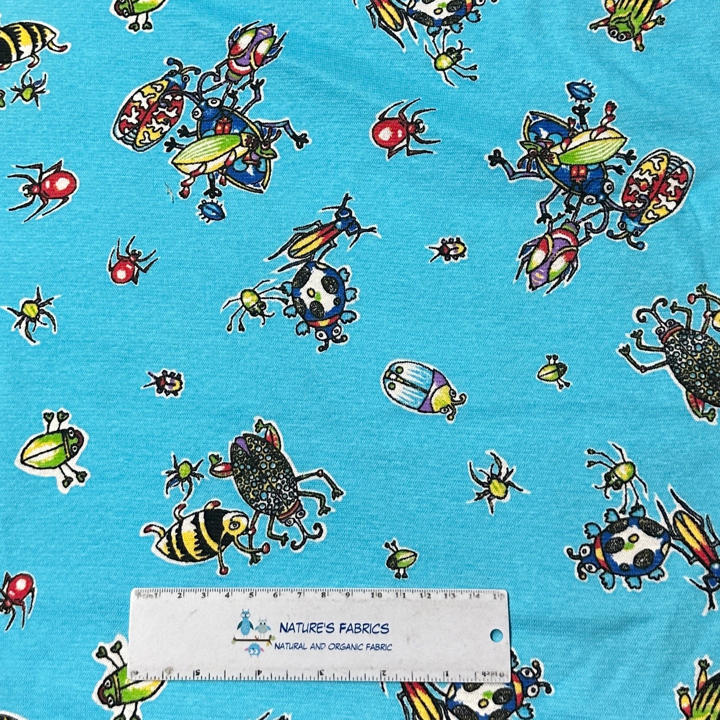 Bugs on Cotton Interlock Fabric