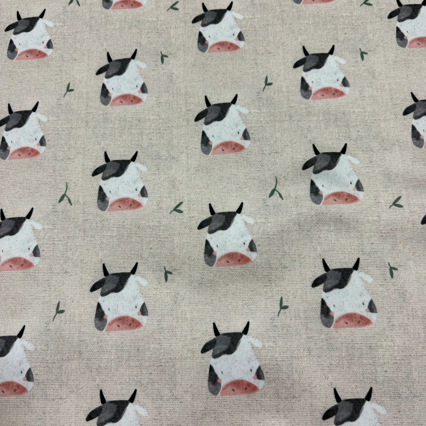 Holstein Cows 1 mil PUL Fabric - Made in the USA