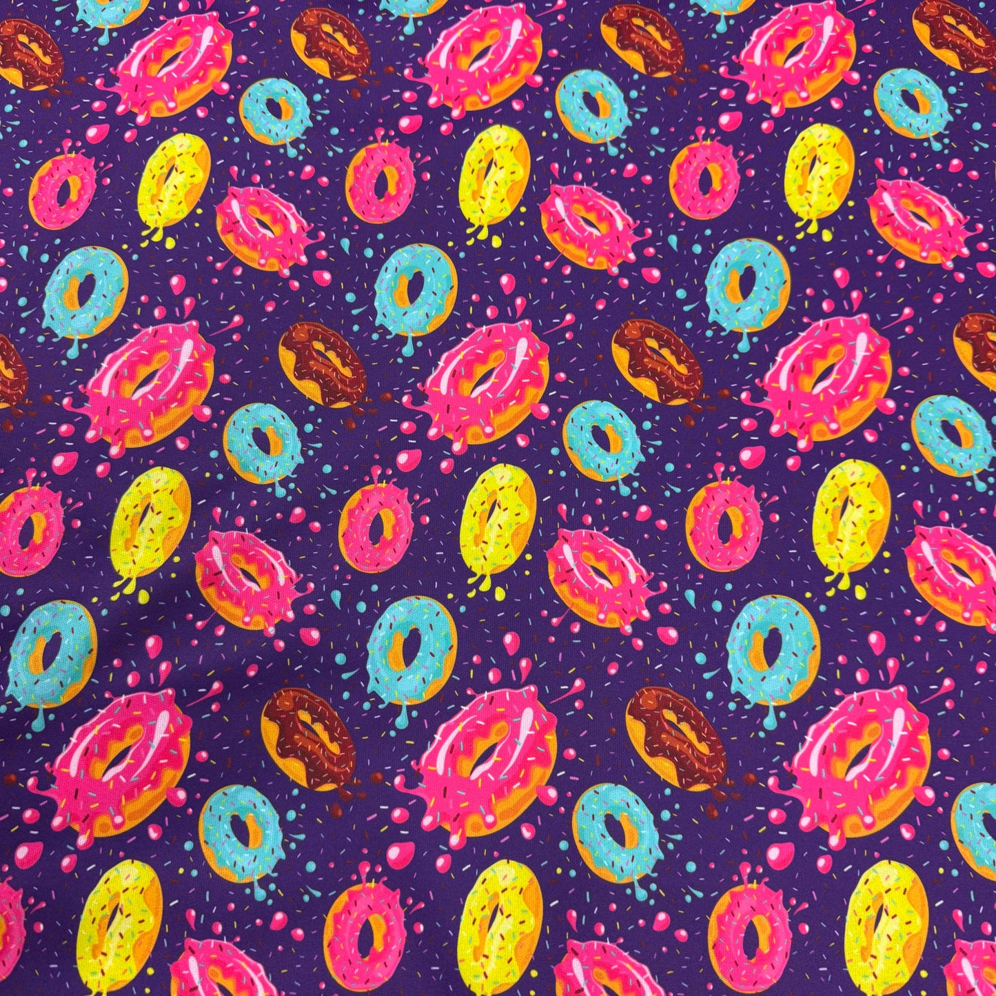 Glazed Donuts on 1 mil PUL Fabric - Made in the USA