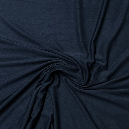 Deep Navy Bamboo/Spandex Jersey Fabric - 200 GSM