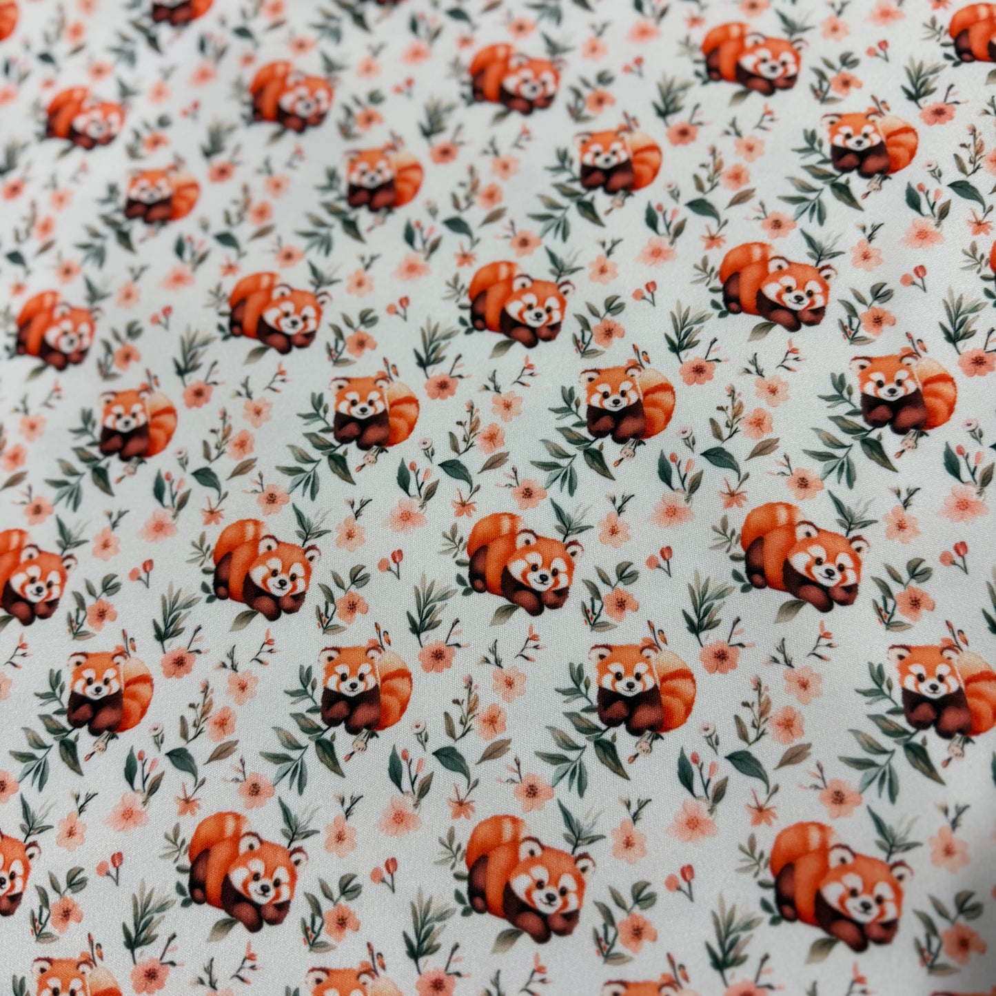 Red Pandas 1 mil PUL Fabric - Made in the USA