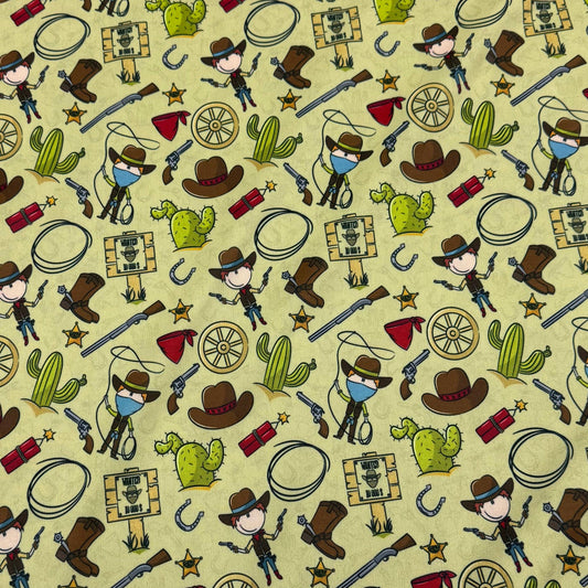 Cowboys 1 mil PUL Fabric - Made in the USA