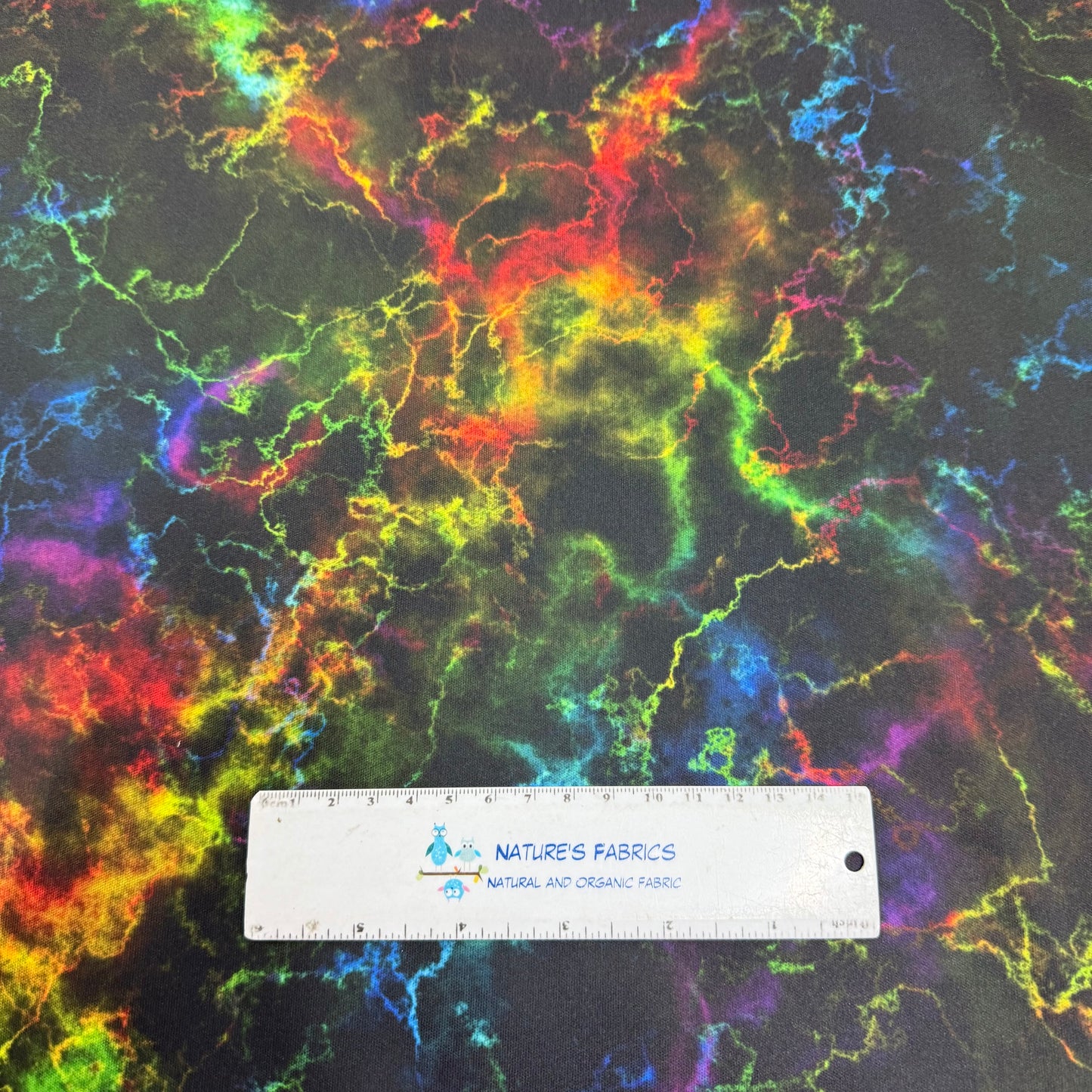 Rainbow Galaxy on 1 mil PUL Fabric