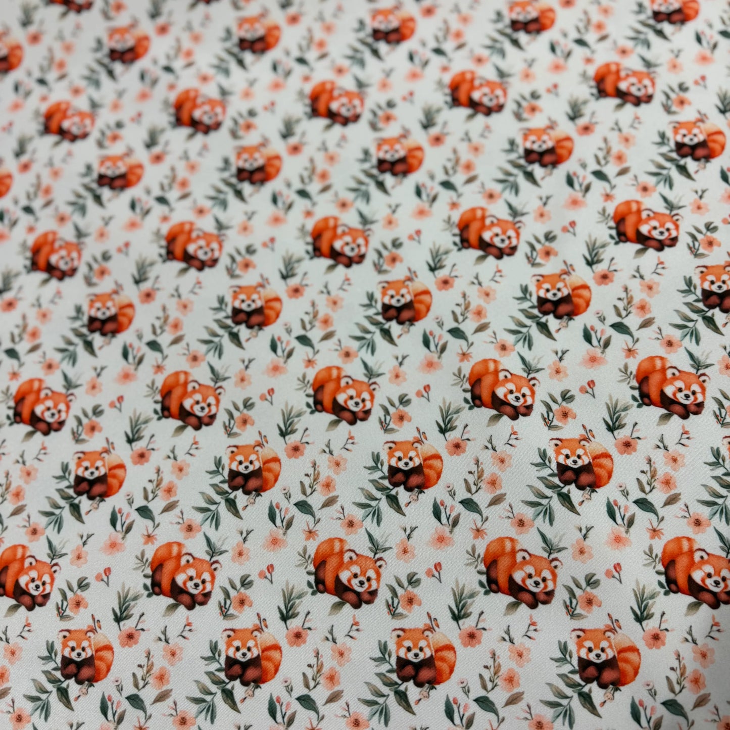 Red Pandas 1 mil PUL Fabric - Made in the USA
