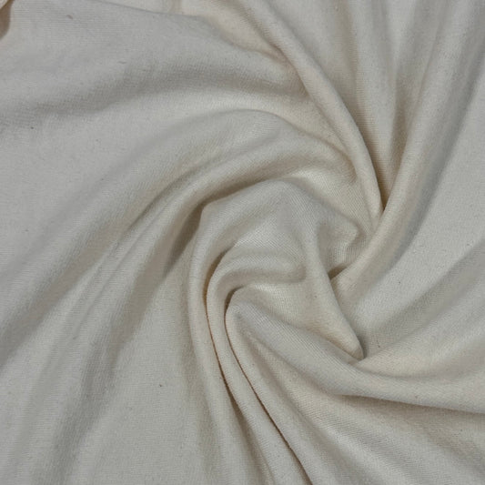 Natural Medium Weight Organic Cotton French Terry Fabric - Grown in the USA