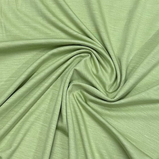 Pistachio Superfine Merino Wool Jersey Fabric