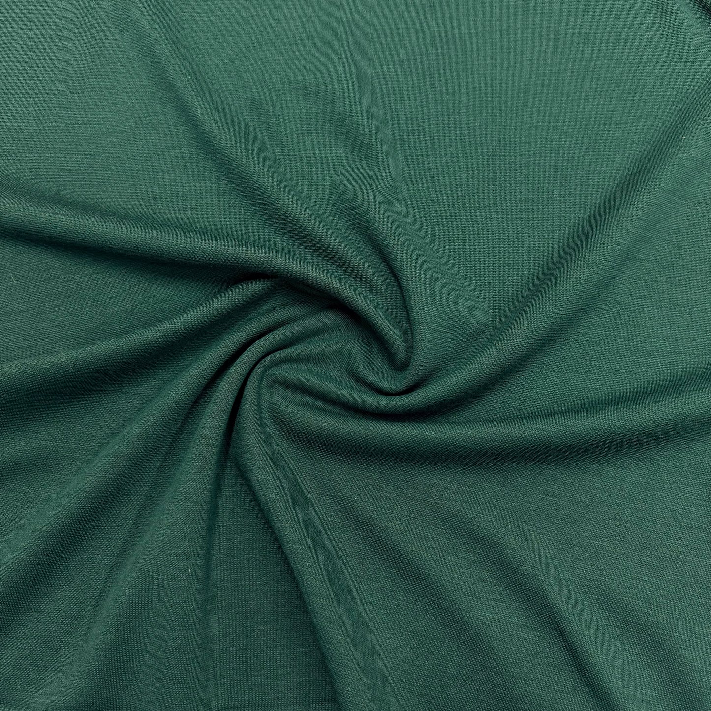 Green Merino Wool Blend Interlock Fabric