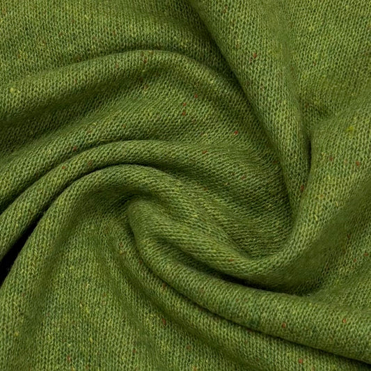 Parakeet Merino Wool Silk Jersey Fabric