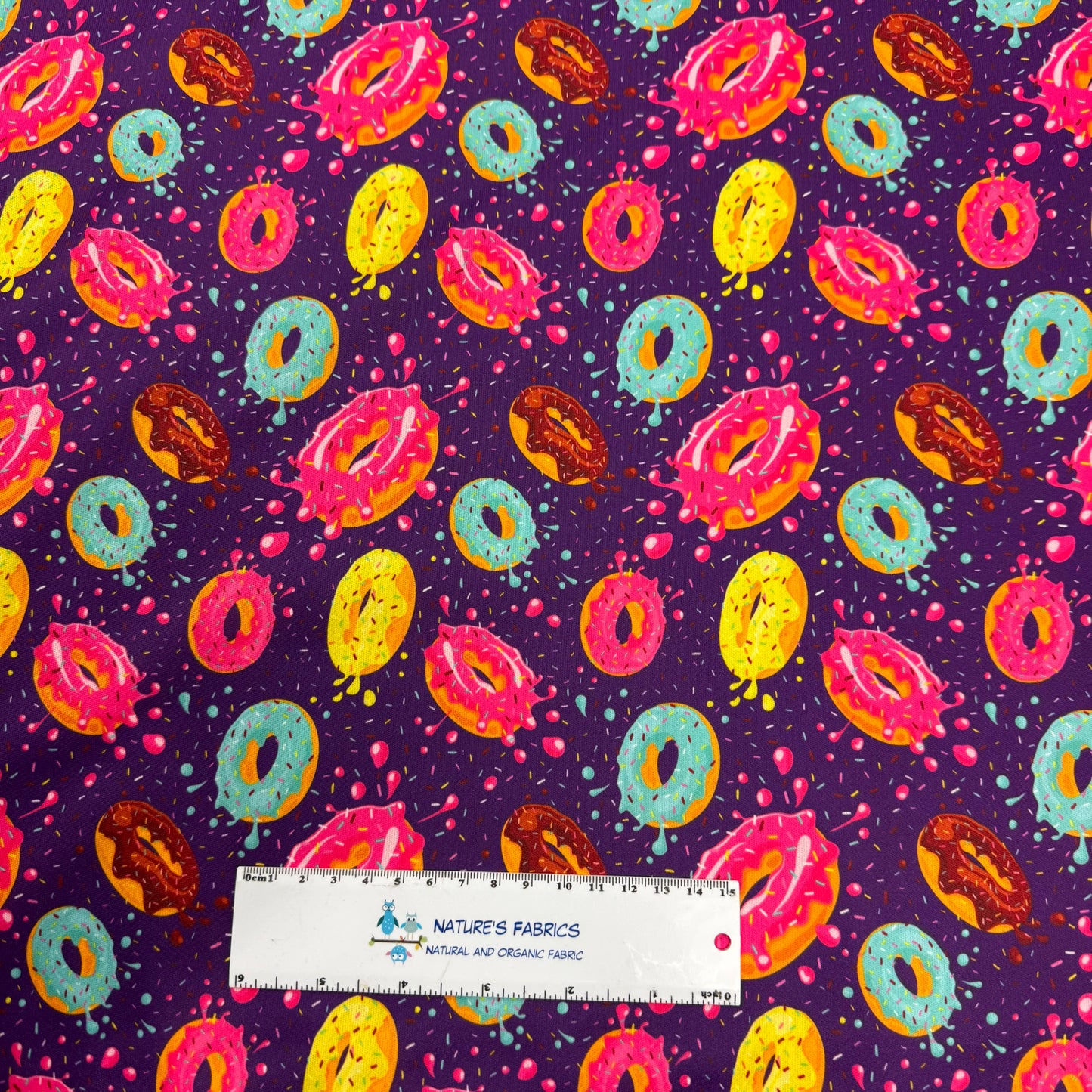 Glazed Donuts on 1 mil PUL Fabric - Made in the USA