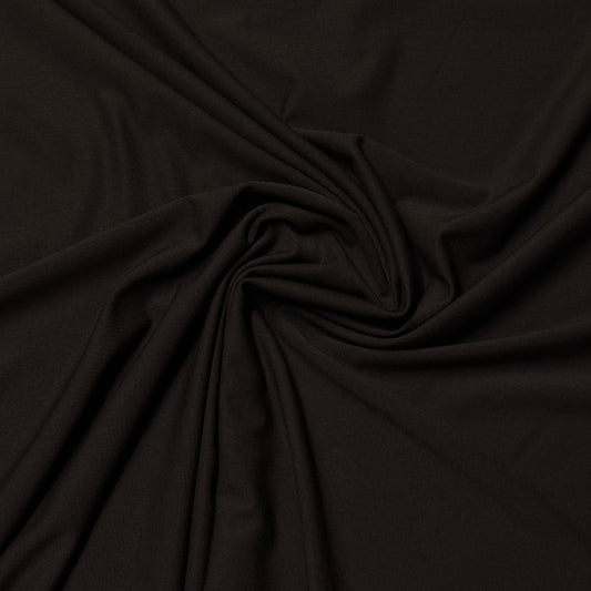 Birch Brown Bamboo/Spandex Jersey Fabric - 195 GSM - Knit in the USA