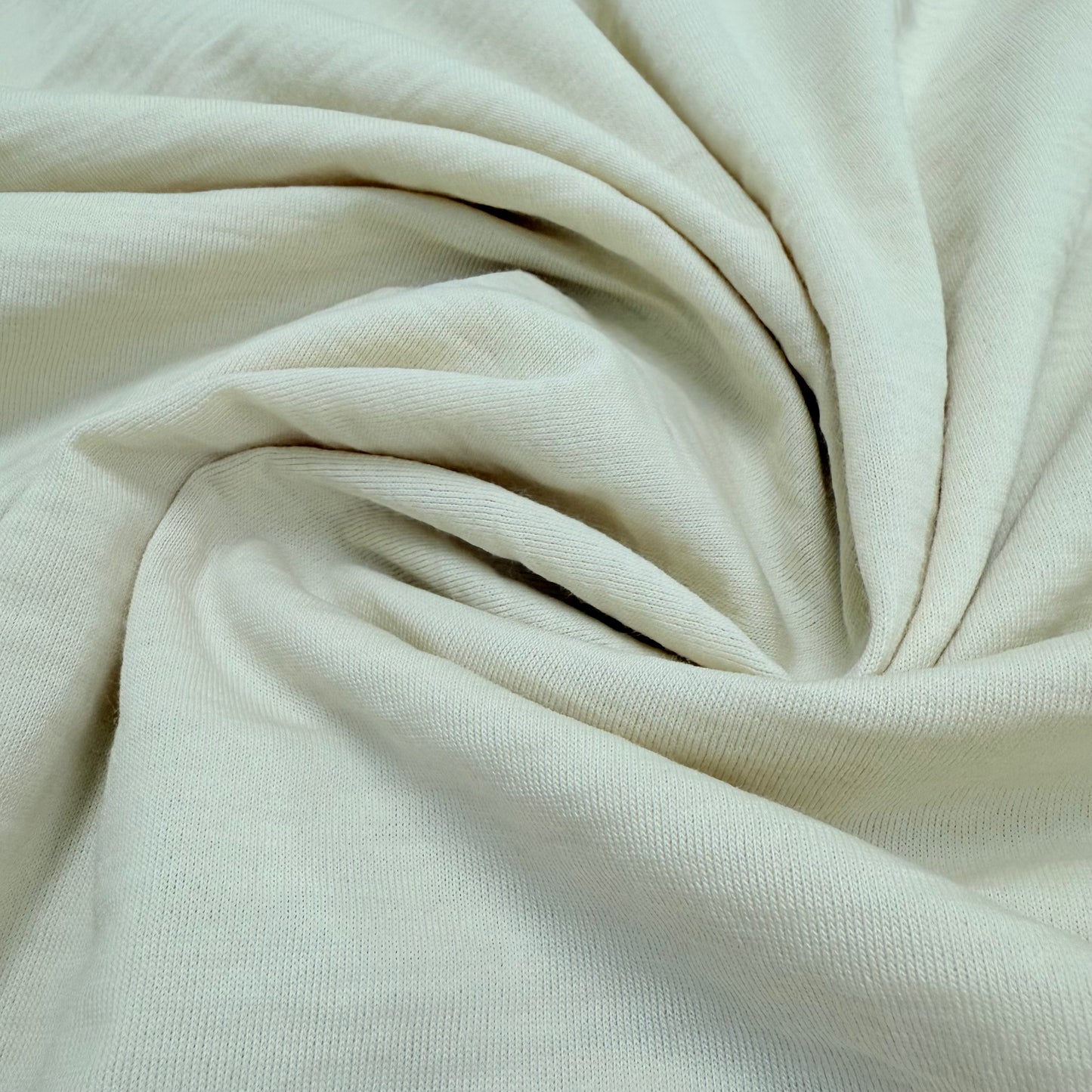 97% Organic Merino Wool/3% Spandex Jersey Fabric - Feltable, $37.95/yd, 25 yards