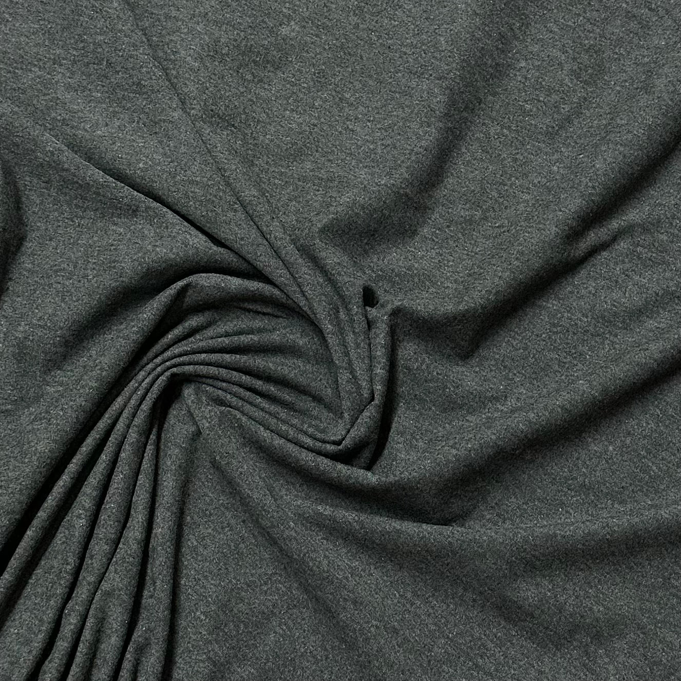 Charcoal Heather Cotton Jersey Fabric