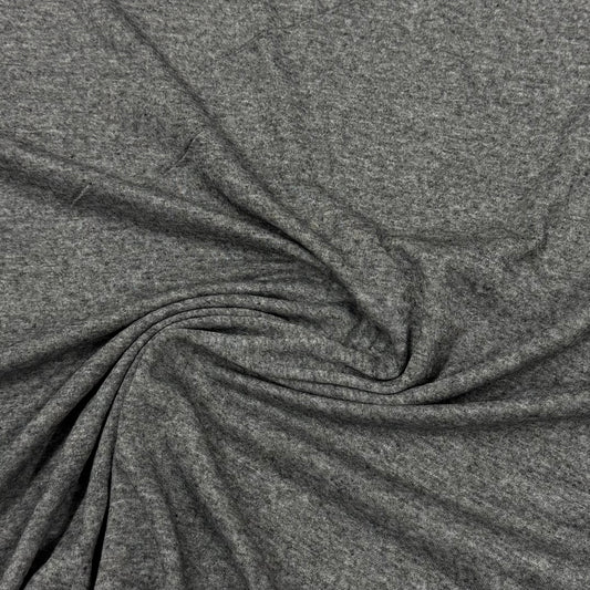 Steel Rayon/Merino Wool Jersey Fabric