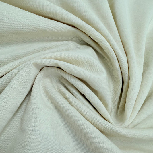 97% Organic Merino Wool and 3% Spandex Jersey Fabric - Feltable