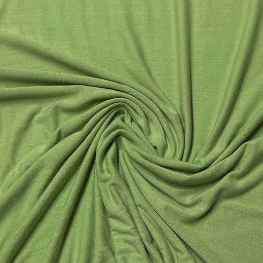 Eco Green Bamboo/Spandex Jersey Fabric - 195 GSM - Knit in the USA