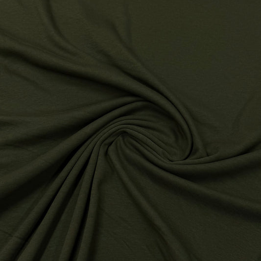 Spirulina Organic Cotton Interlock Fabric - Grown in the USA