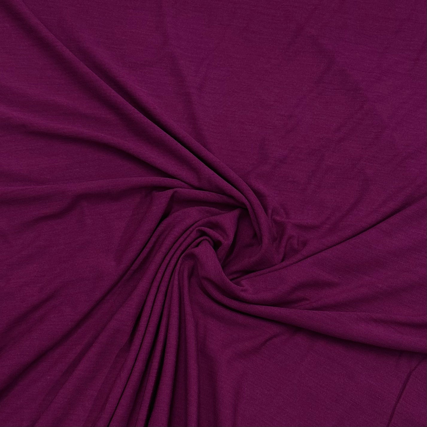 Berry Superfine Merino Wool Jersey Fabric