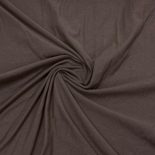 Mushroom Organic Cotton Jersey Fabric - 200 GSM - Grown in the USA