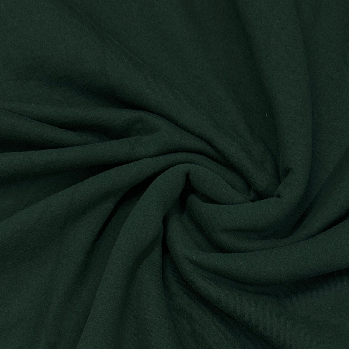 Scarab Green Organic Cotton Fleece Fabric- 240 GSM - Grown in the USA