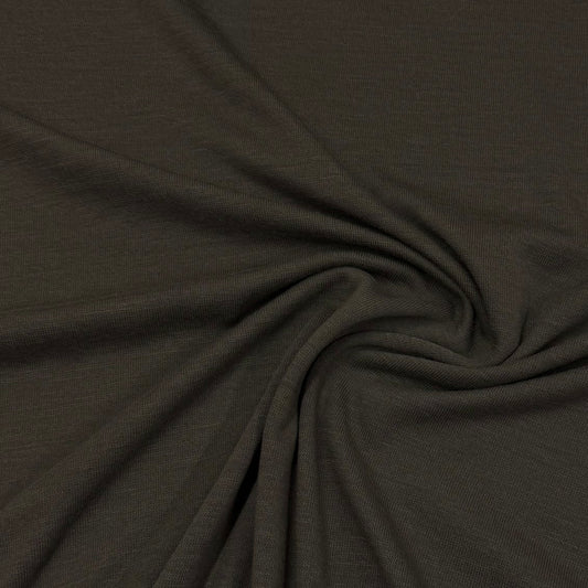Treebark Merino Wool Jersey Fabric