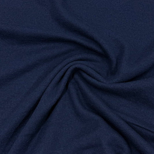 Cadet Blue Merino Wool Jersey Fabric