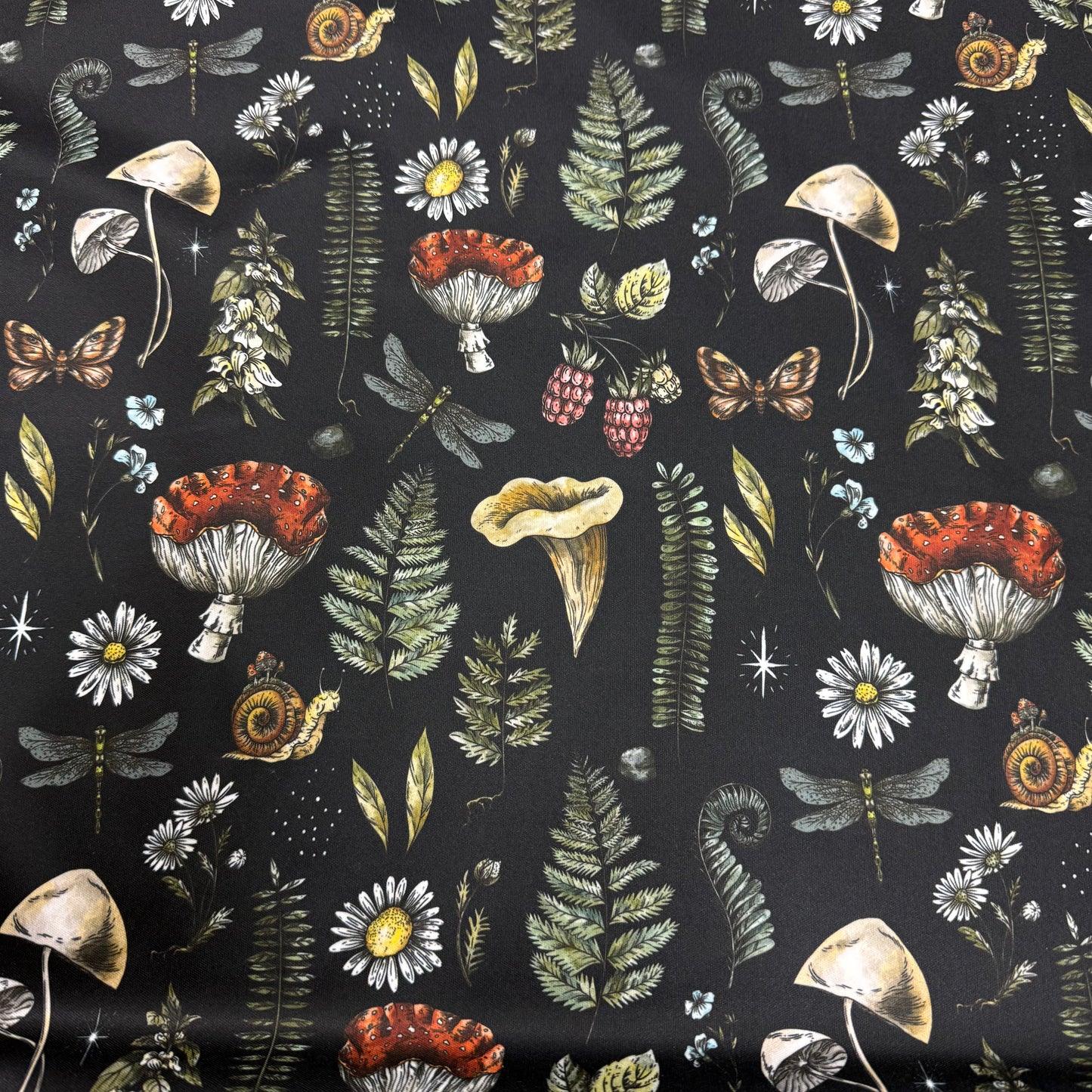 Flora and Fauna on 1 mil PUL Fabric - Made in the USA