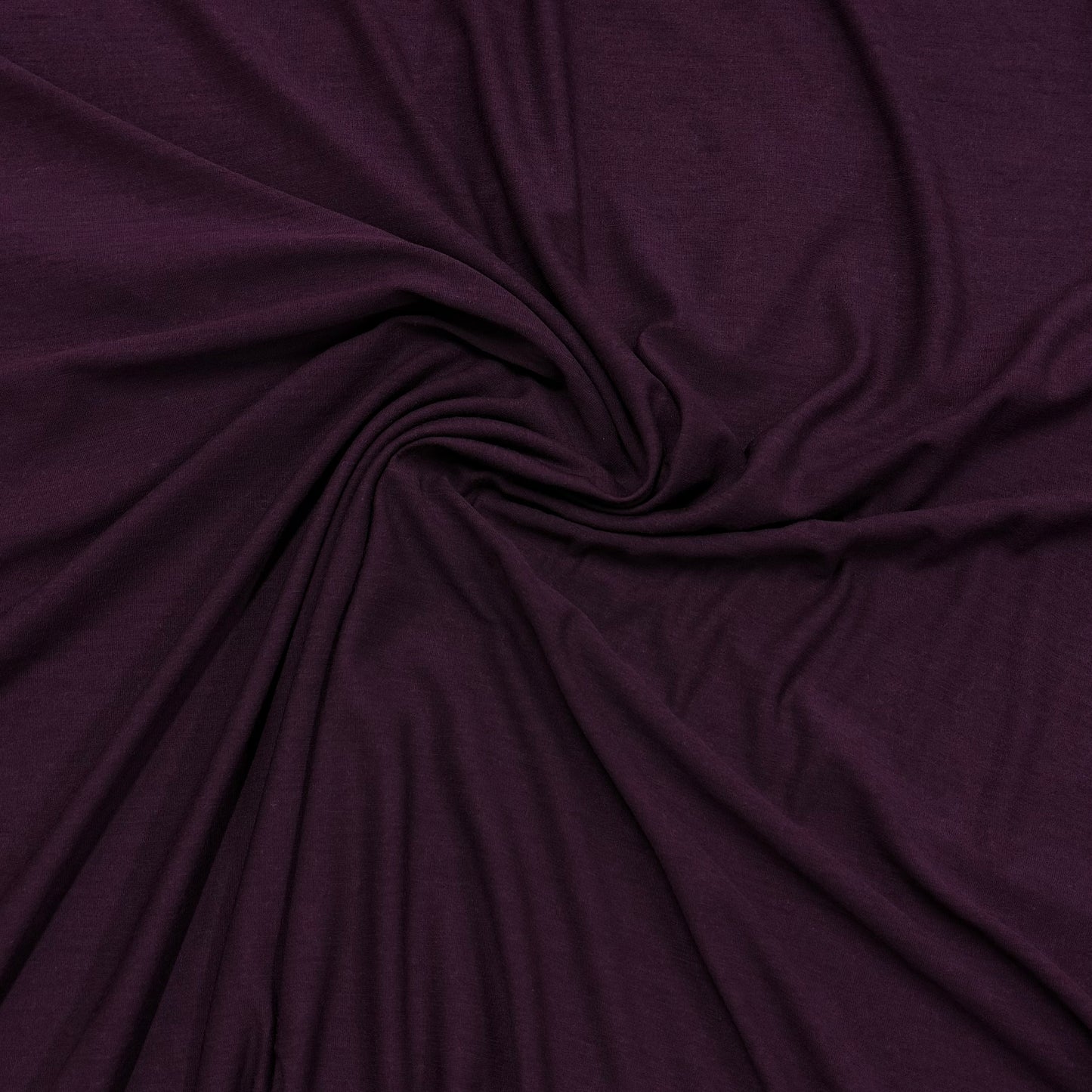 Aubergine Superfine Merino Wool Jersey Fabric
