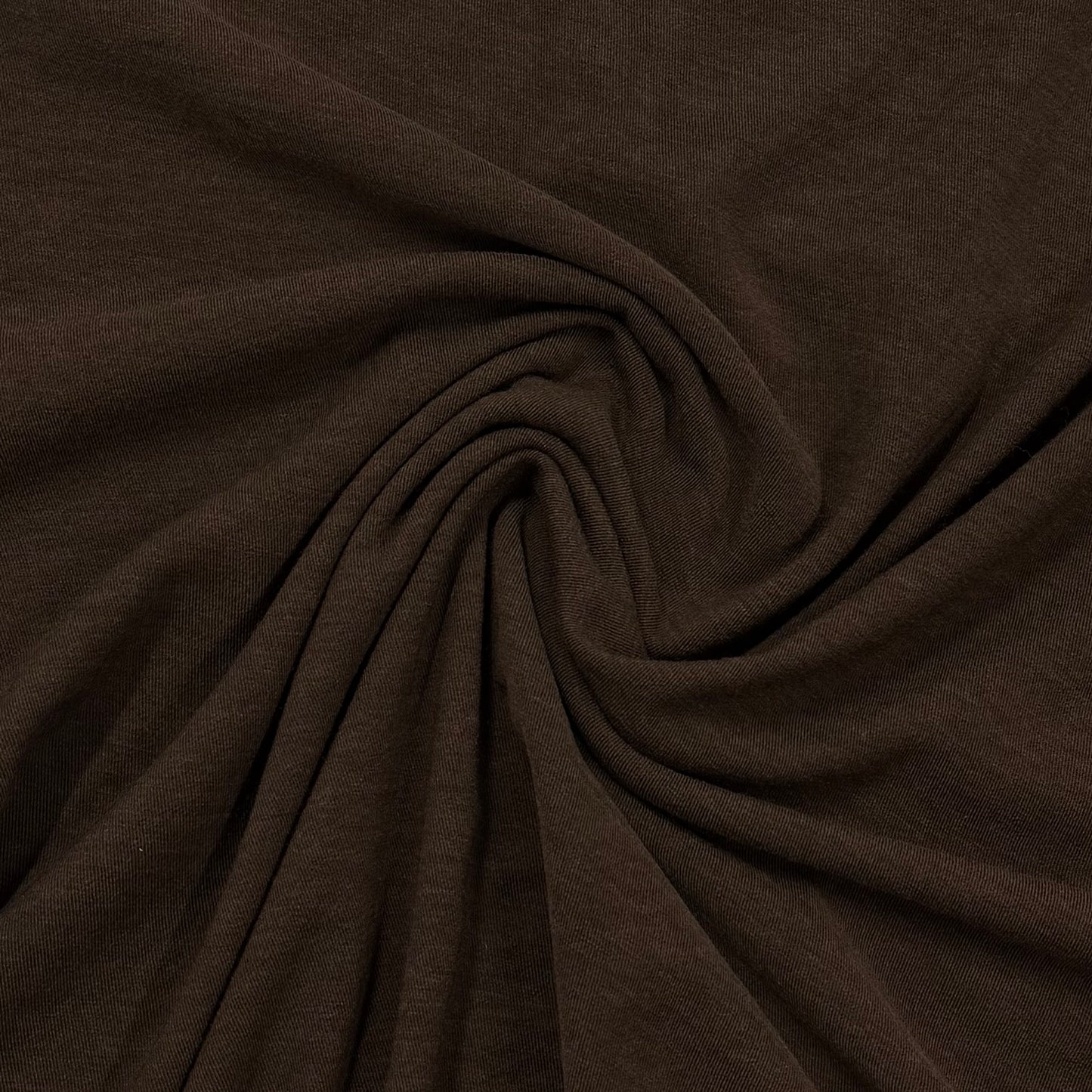 Brown Merino Wool/Spandex Jersey Fabric