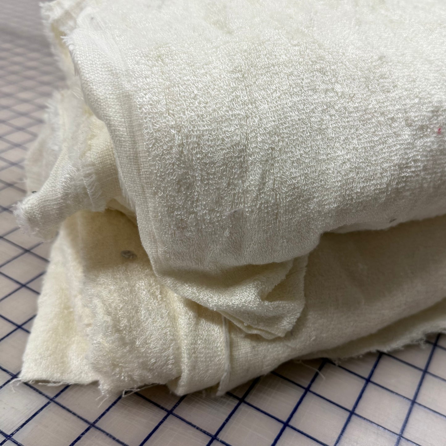 Grab Bag of Bamboo Towel Terry Fabric - Natural - 5 Yards