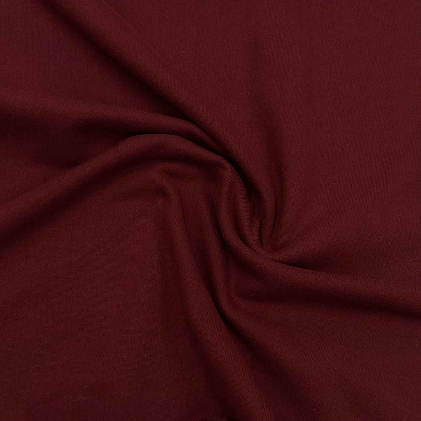 Syrah Red Heavy Organic Cotton French Terry Fabric - Grown in the USA