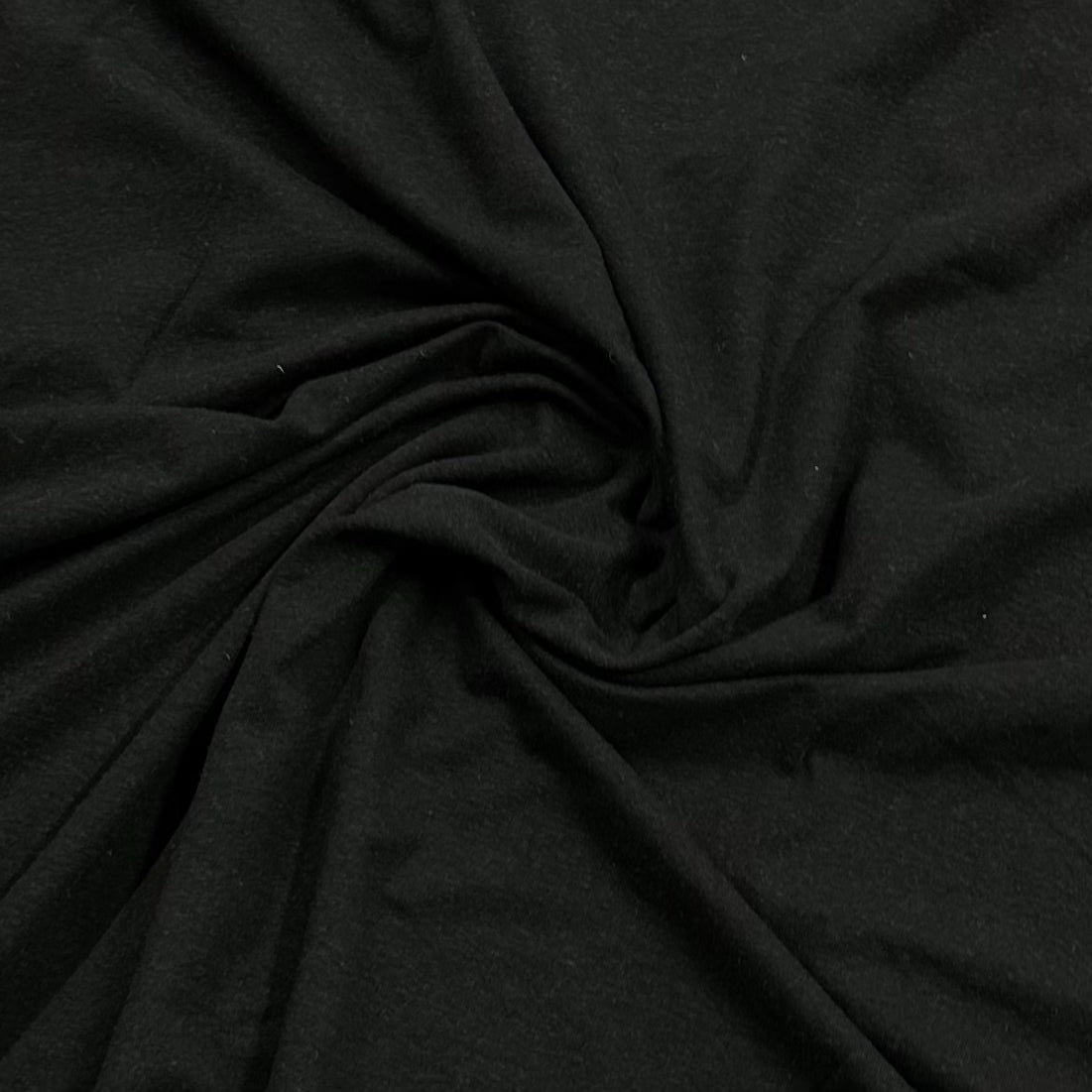 Black Bamboo Hemp Stretch Jersey Fabric - 240 GSM, $11.15/yd - Rolls