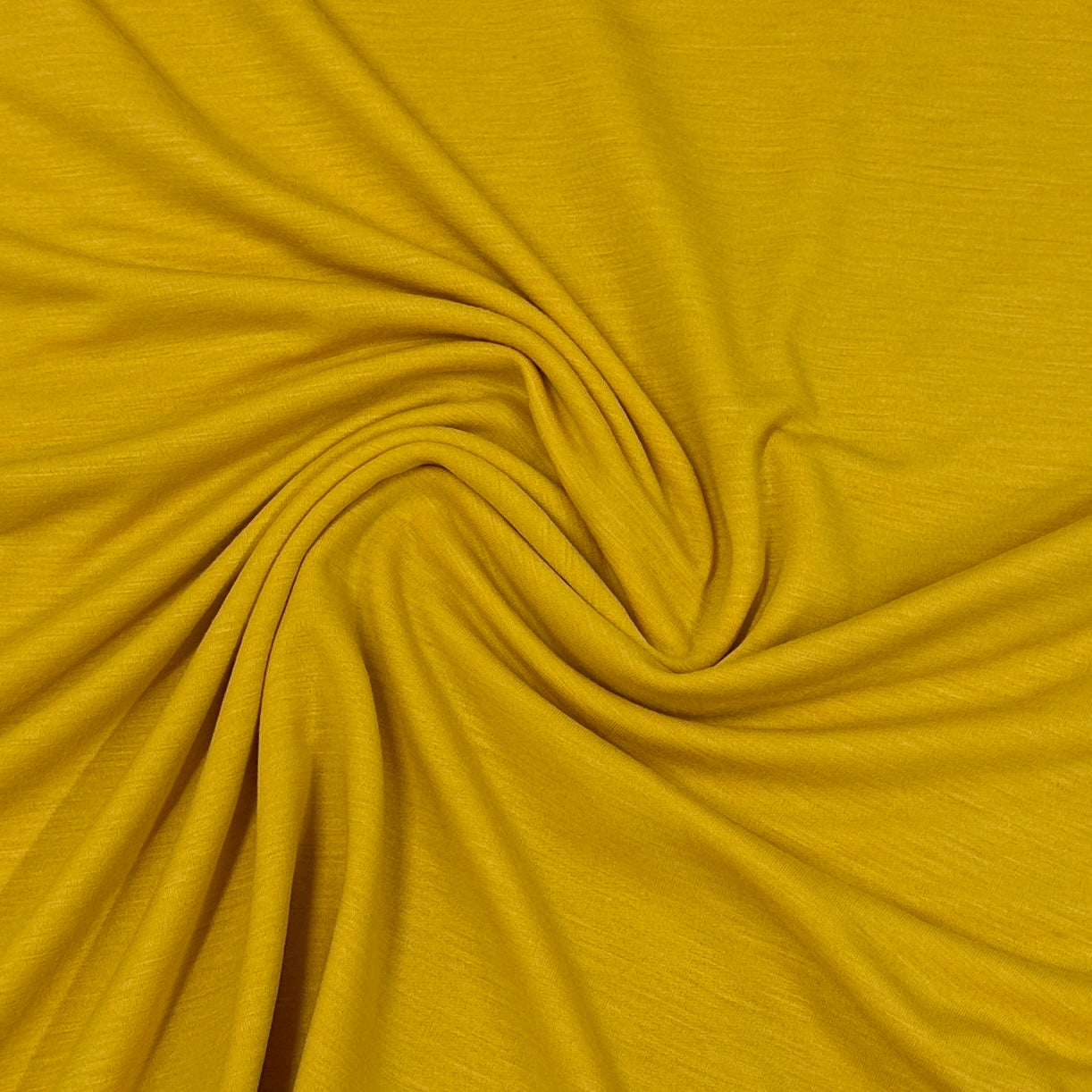 Mustard Merino Wool/Spandex Jersey Fabric