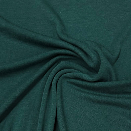 Sage 100% Washable Merino Wool Interlock Fabric - Mulesing Free