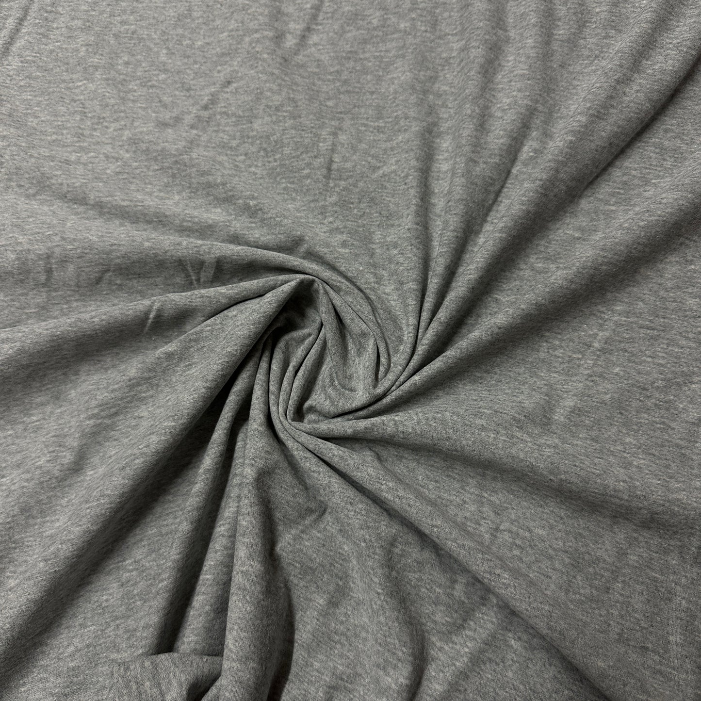 Gray Heather Cotton Jersey Fabric