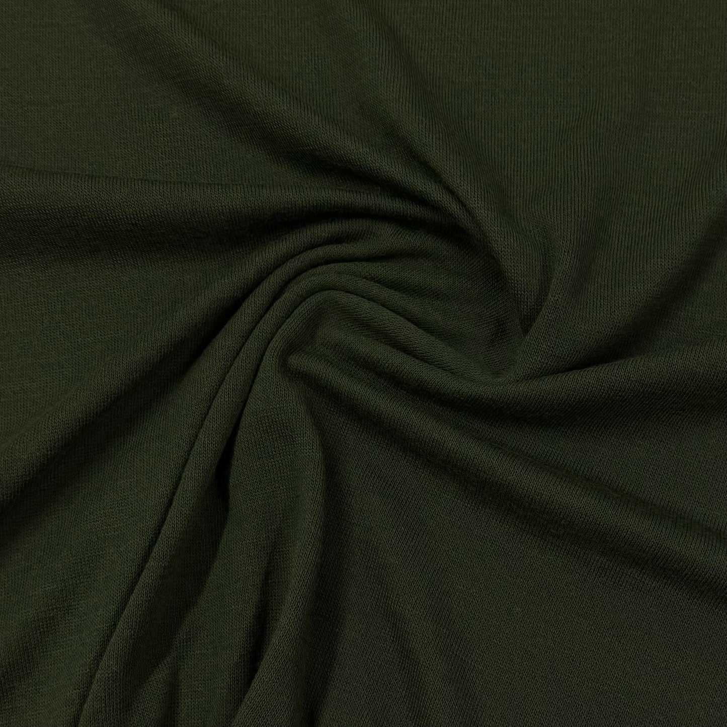 Forest Green Merino Wool/Spandex Jersey Fabric