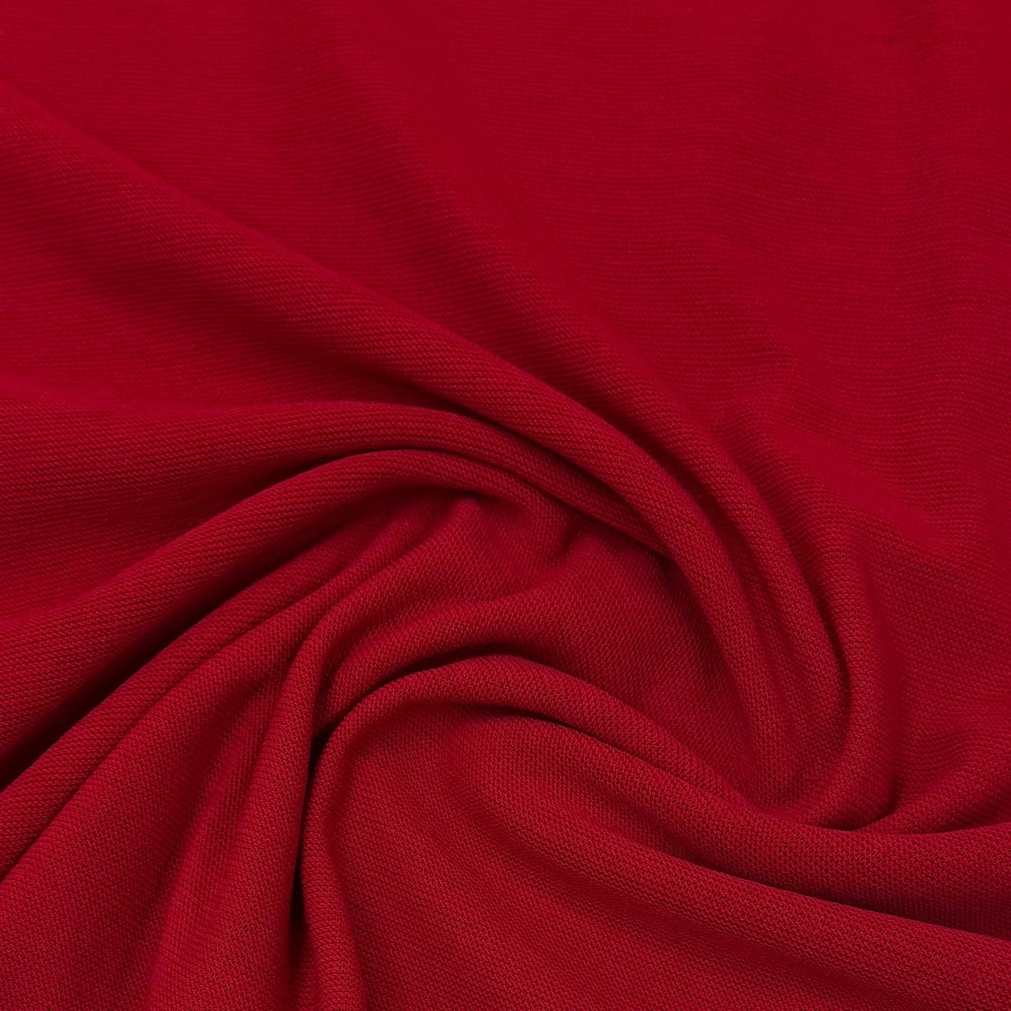 Red Merino Wool/Spandex Jersey Fabric