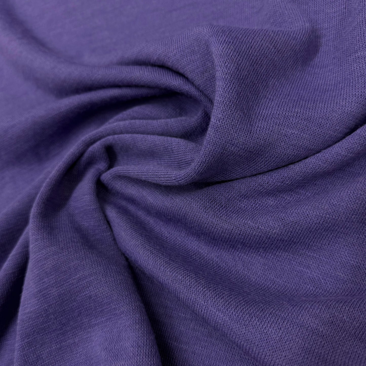 Purple Merino Wool/Spandex Jersey Fabric