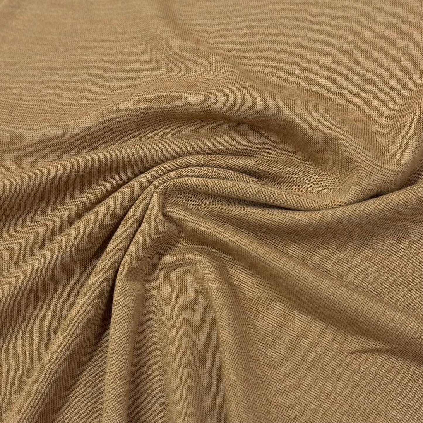 Biscuit 100% Merino Wool Jersey Fabric - 180 GSM