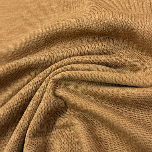 Biscuit 100% Merino Wool Jersey Fabric - 180 GSM