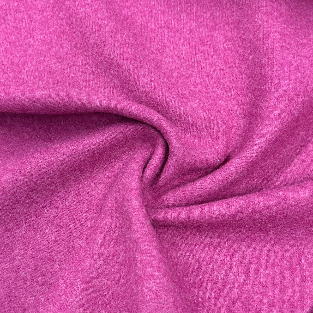 Hot Pink Boiled Wool Fabric