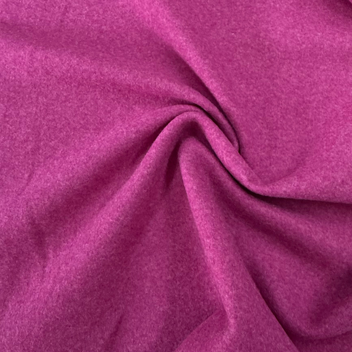 Hot Pink Boiled Wool Fabric