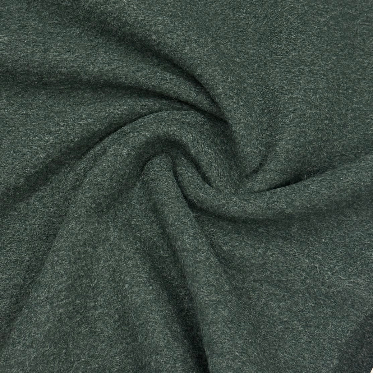 Pine Boiled Wool Fabric